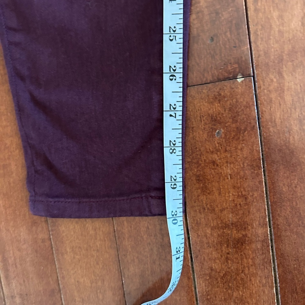 Lila Ryan Maroon Skinny Jeans Size 27 - Picture 9 of 10